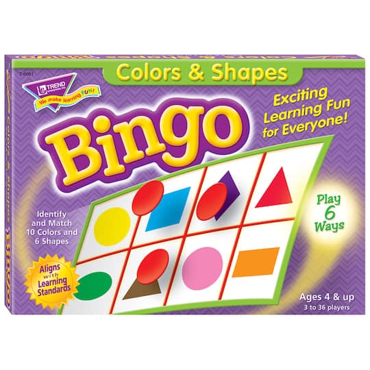 Trend Enterprises® Colors & Shapes Bingo